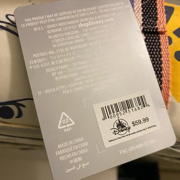 Disney Parks Disney Critters Reversible Travel Throw 🆕 - Picture 6 of 7